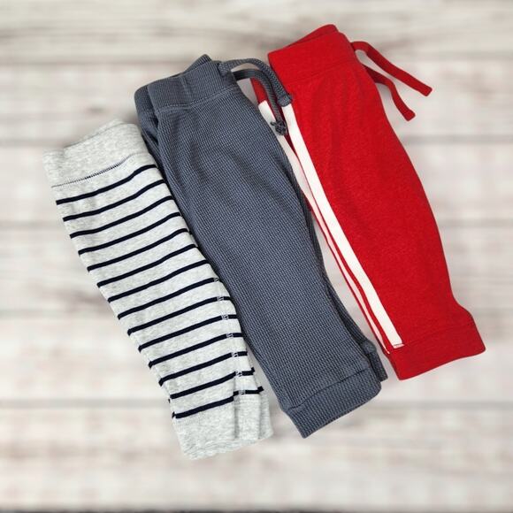 Old Navy Baby Boy Jogger Bundle Size 6-12M - Set Of 3 Bundle - Picture 1 of 10
